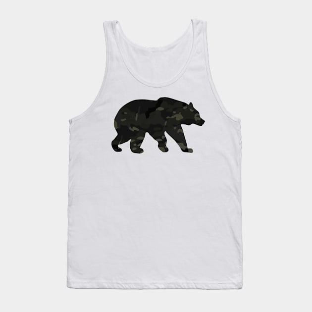 Multicam Black Bear Tank Top by hiwez